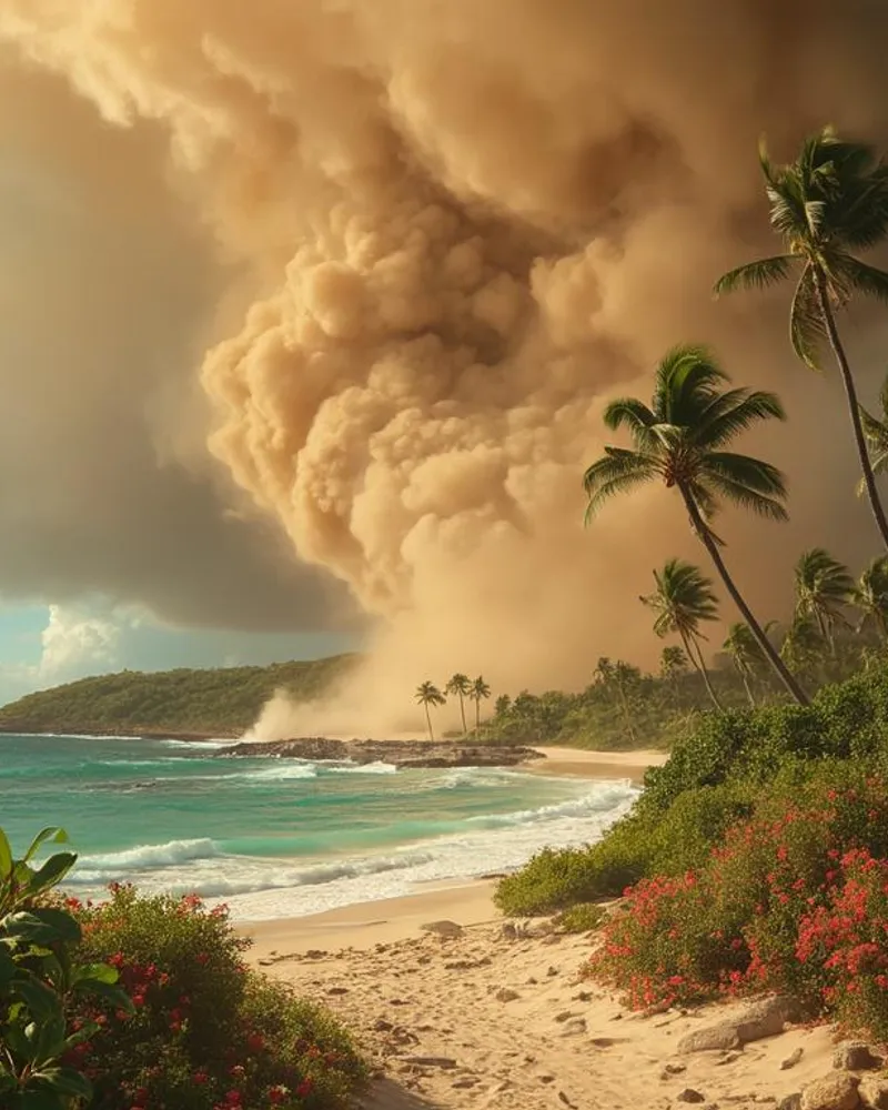 La Guadeloupe assiégée par les voiles de sable