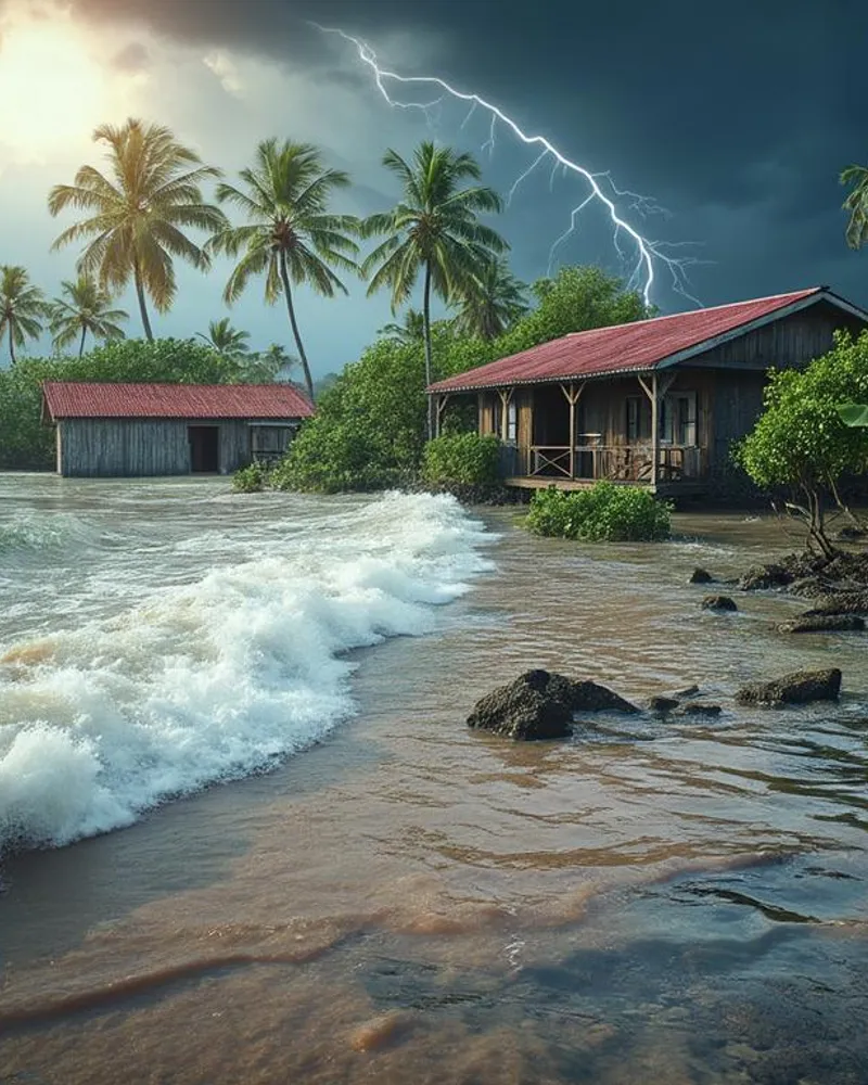 Dérèglement climatique : les Outre-mer en péril face à la montée des eaux en Martinique, Guadeloupe et La Réunion